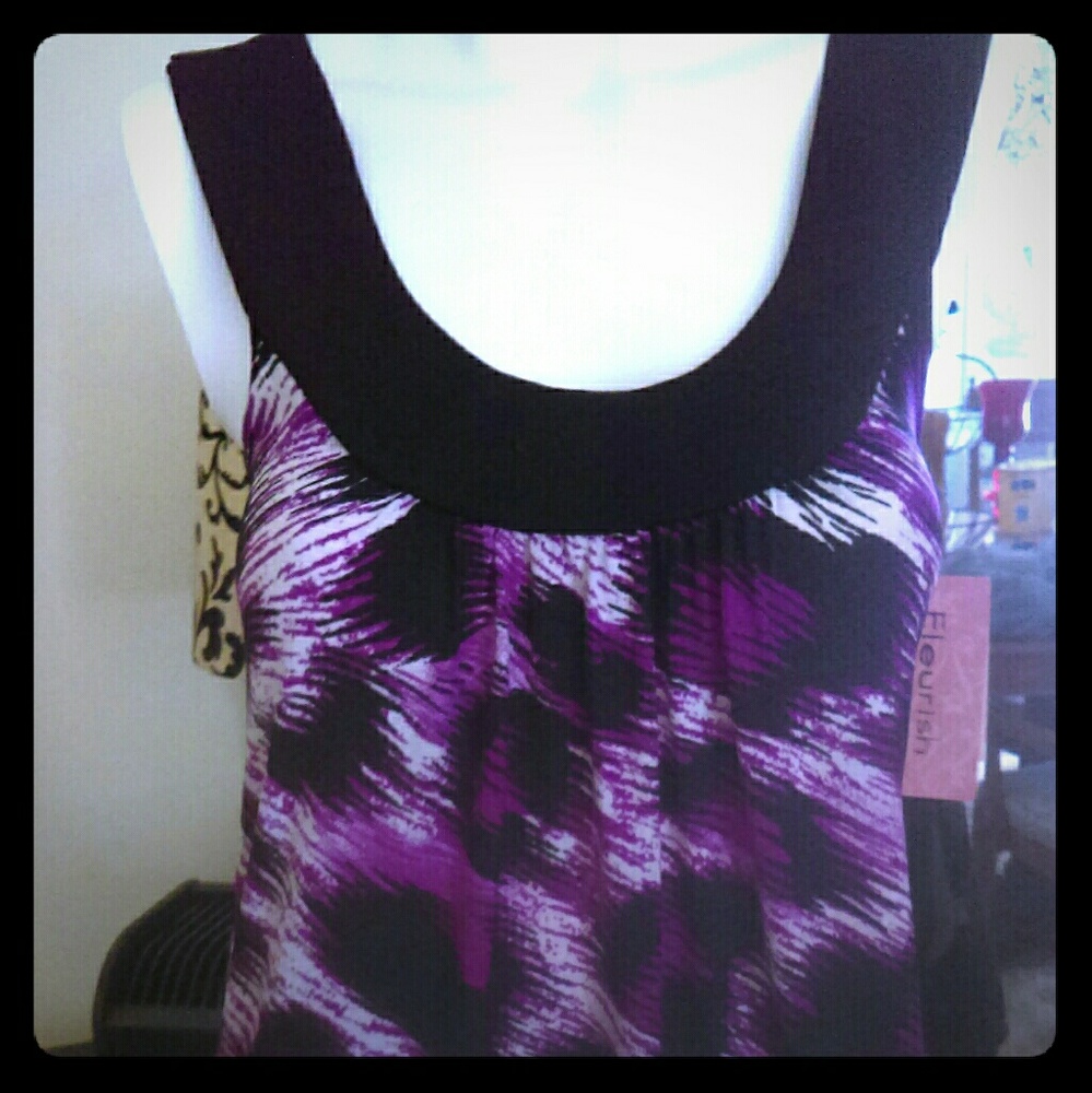 Purple design Dress
